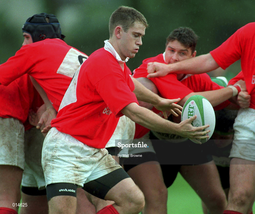 12 September 1998: Tom Tierney of Munster during the Guinness Interprovincial Rugby Championship match between Munster and Connacht at Dooradoyle in Limerick. Photo by Matt Browne/Sportsfile