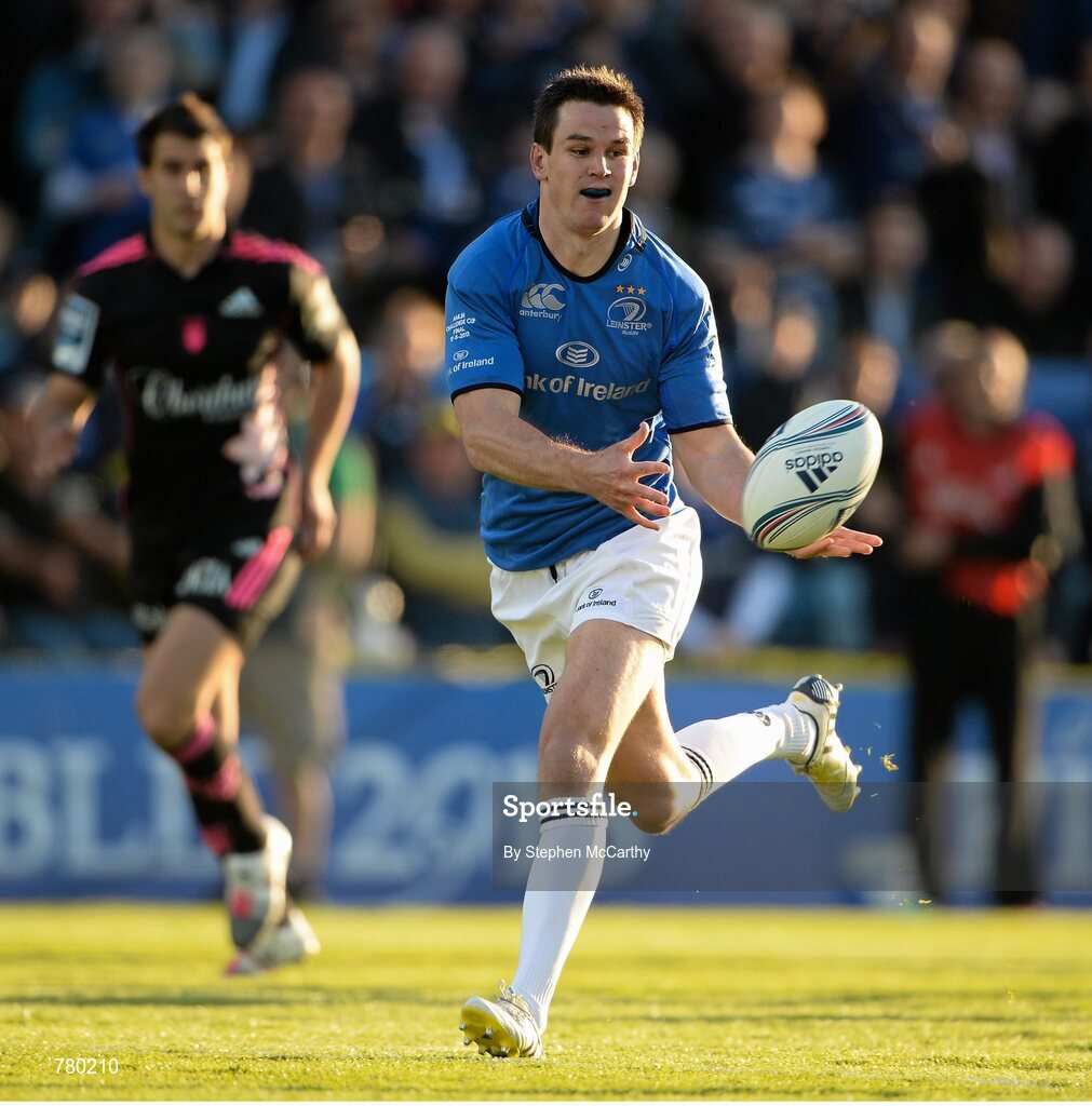 17 May 2013; Jonathan Sexton, Leinster. Amlin Challenge Cup Final 2012/13, Leinster v Stade Francais, RDS, Ballsbridge, Dublin. Picture credit: Stephen McCarthy / SPORTSFILE Picture credit: Stephen McCarthy / SPORTSFILE
