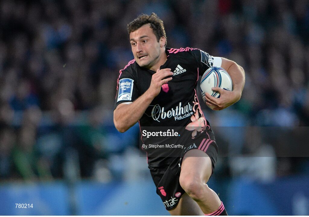 17 May 2013; Jérémy Sinzelle, Stade Francais. Amlin Challenge Cup Final 2012/13, Leinster v Stade Francais, RDS, Ballsbridge, Dublin. Picture credit: Stephen McCarthy / SPORTSFILE Picture credit: Stephen McCarthy / SPORTSFILE