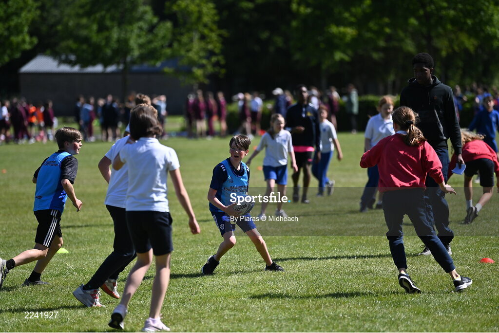 27 May 2022; Action during the Leinster Rugby Touch Rugby Event at Marlay Park in Dublin. Photo by Piaras Ó Mídheach/Sportsfile