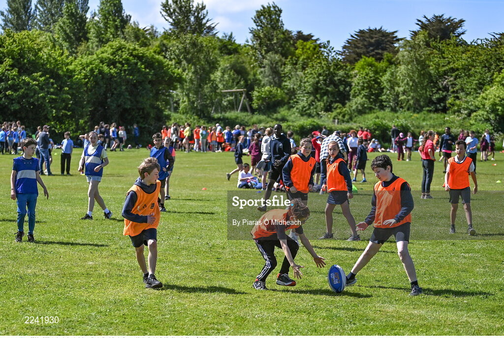27 May 2022; Action during the Leinster Rugby Touch Rugby Event at Marlay Park in Dublin. Photo by Piaras Ó Mídheach/Sportsfile
