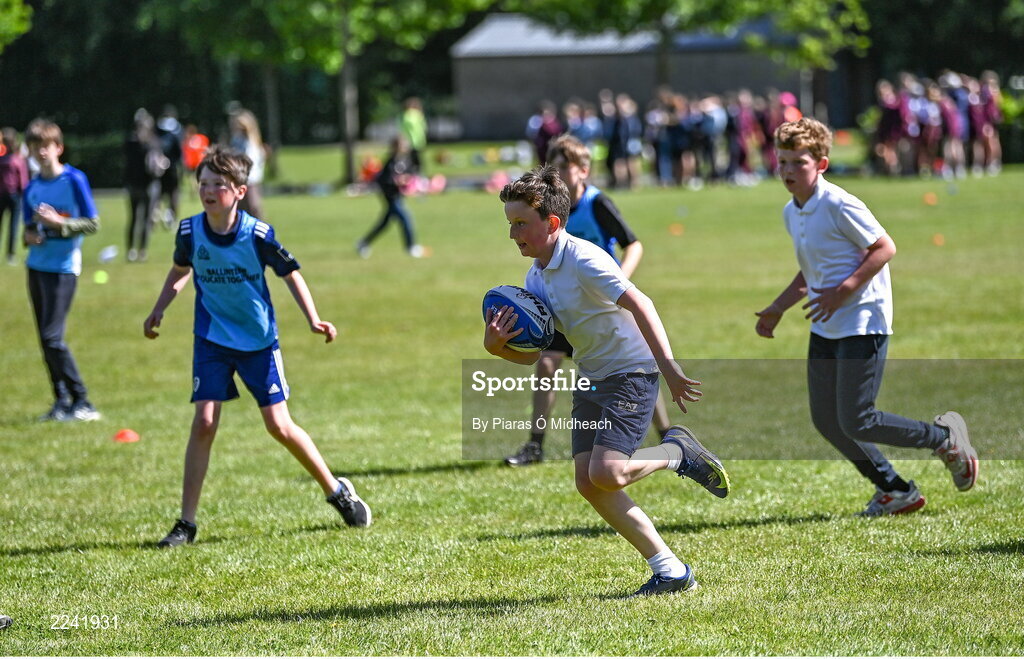 27 May 2022; Action during the Leinster Rugby Touch Rugby Event at Marlay Park in Dublin. Photo by Piaras Ó Mídheach/Sportsfile