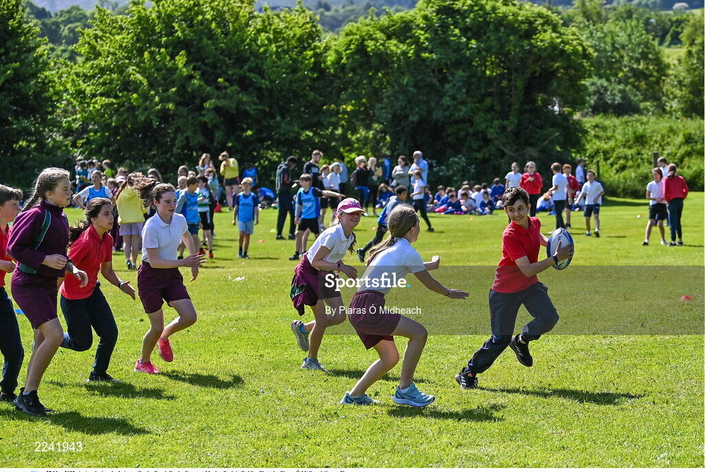 27 May 2022; Action during the Leinster Rugby Touch Rugby Event at Marlay Park in Dublin. Photo by Piaras Ó Mídheach/Sportsfile