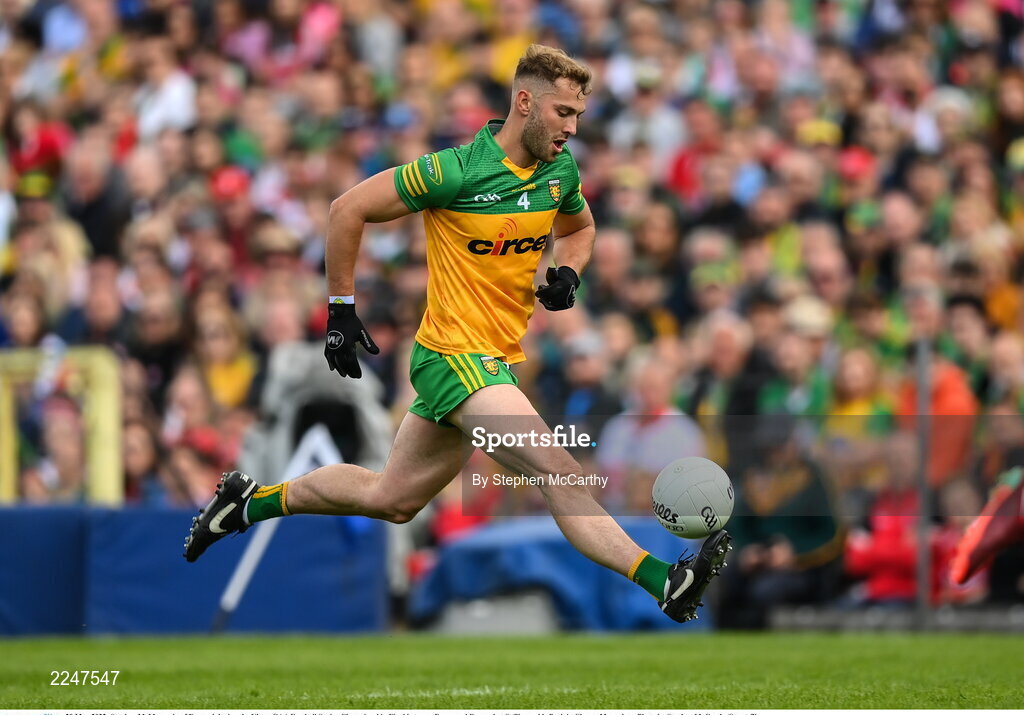 29 May 2022; Stephen McMenamin of Donegal during the Ulster GAA Football Senior Championship Final between Derry and Donegal at St Tiernach's Park in Clones, Monaghan. Photo by Stephen McCarthy/Sportsfile