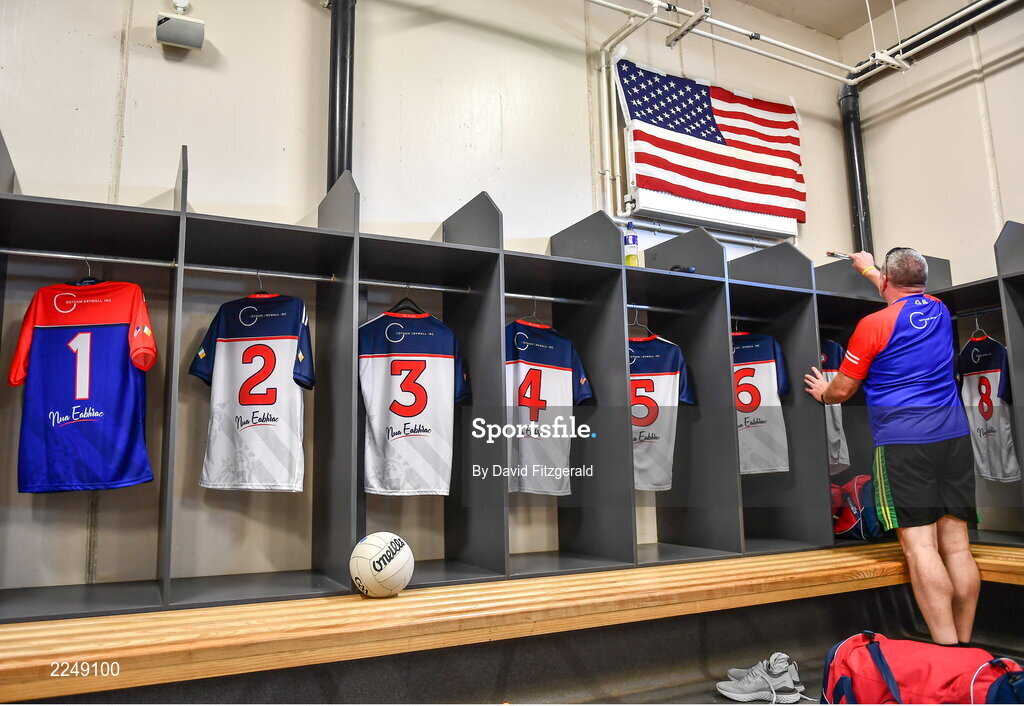 4 June 2022; New York selector Gareth Bailey before the Tailteann Cup Quarter-Final match between Offaly and New York at O'Connor Park in Tullamore, Offaly. Photo by David Fitzgerald/Sportsfile