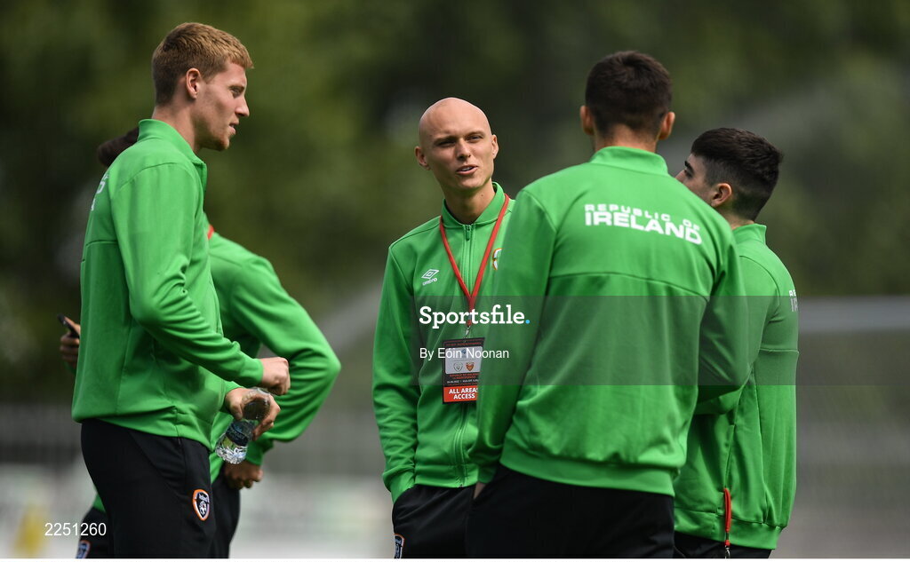 6 June 2022; Will Smallbone of Republic of Ireland before the UEFA European U21 Championship qualifying group F match between Republic of Ireland and Montenegro at Tallaght Stadium in Dublin. Photo by Eóin Noonan/Sportsfile