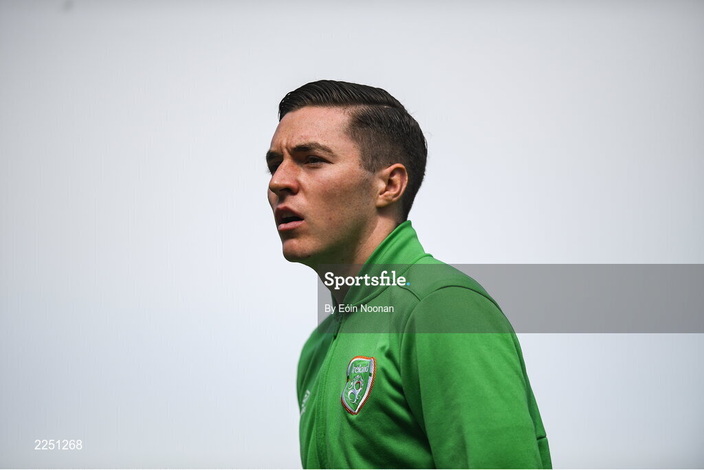 6 June 2022; Conor Coventry of Republic of Ireland before the UEFA European U21 Championship qualifying group F match between Republic of Ireland and Montenegro at Tallaght Stadium in Dublin. Photo by Eóin Noonan/Sportsfile