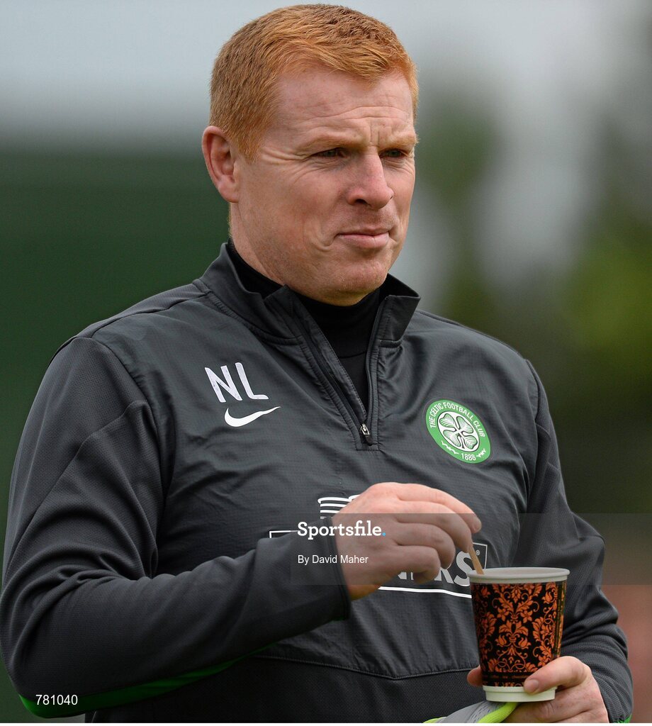 9 August 2013; Glasgow Celtic manager Neil Lennon during squad training ahead of the Dublin Decider against Liverpool on Saturday. Glasgow Celtic Squad Training, Gannon Park, Malahide, Dublin. Picture credit: David Maher / SPORTSFILE