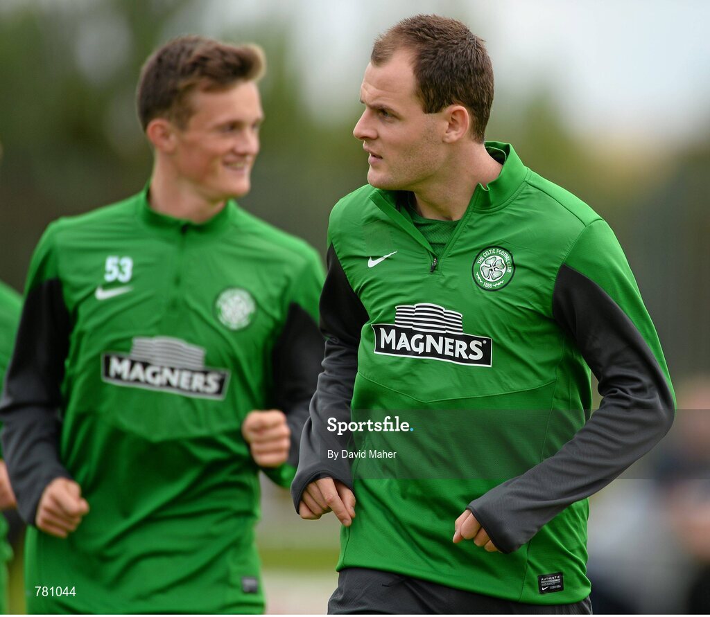 9 August 2013; Glasgow Celtic's Anthony Stokes during squad training ahead of the Dublin Decider against Liverpool on Saturday. Glasgow Celtic Squad Training, Gannon Park, Malahide, Dublin. Picture credit: David Maher / SPORTSFILE