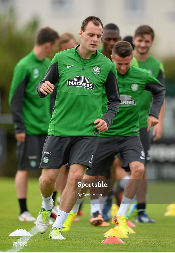 9 August 2013; Glasgow Celtic's Anthony Stokes during squad training ahead of the Dublin Decider against Liverpool on Saturday. Glasgow Celtic Squad Training, Gannon Park, Malahide, Dublin. Picture credit: David Maher / SPORTSFILE