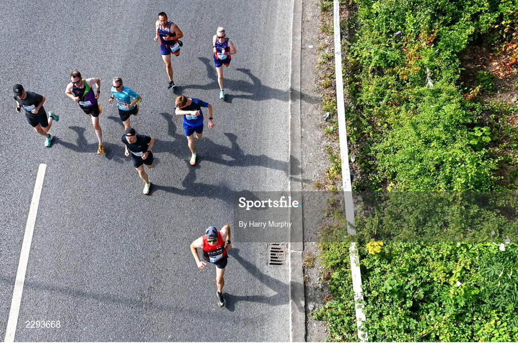 17 July 2022; Participants during the Irish Life Dublin Race Series Fingal 10K in Swords, Dublin. Photo by Harry Murphy/Sportsfile