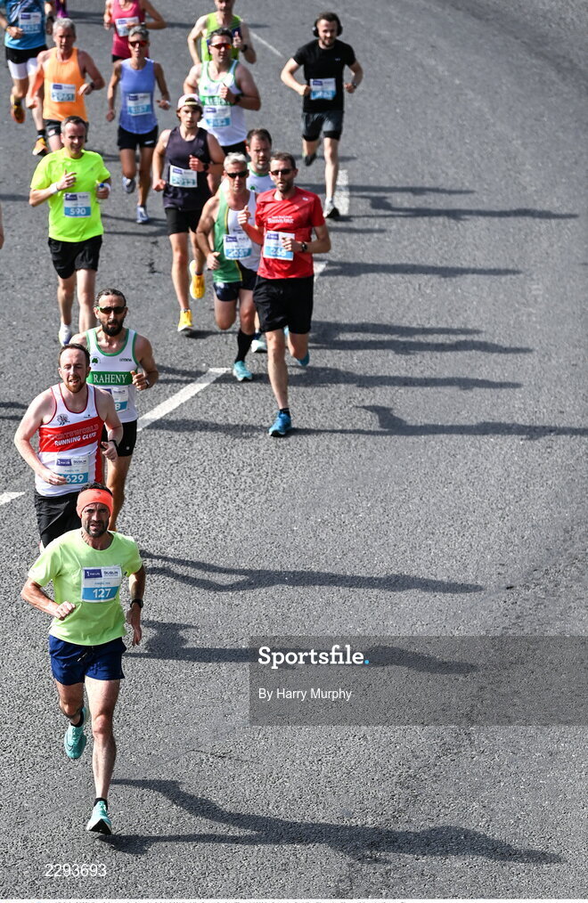 17 July 2022; Participants during the Irish Life Dublin Race Series Fingal 10K in Swords, Dublin. Photo by Harry Murphy/Sportsfile