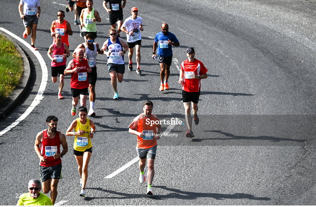 17 July 2022; Participants during the Irish Life Dublin Race Series Fingal 10K in Swords, Dublin. Photo by Harry Murphy/Sportsfile