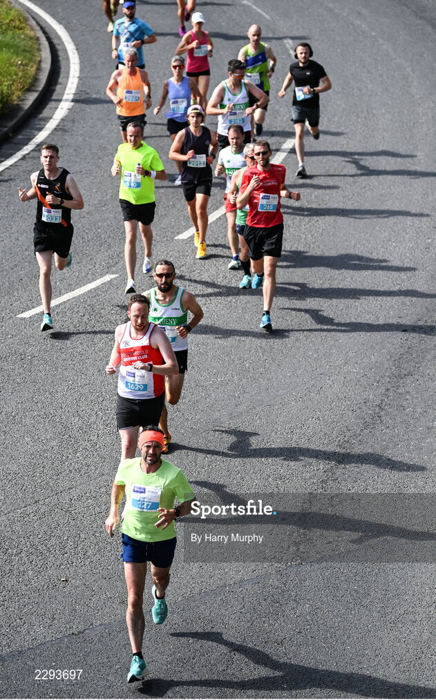 17 July 2022; Participants during the Irish Life Dublin Race Series Fingal 10K in Swords, Dublin. Photo by Harry Murphy/Sportsfile
