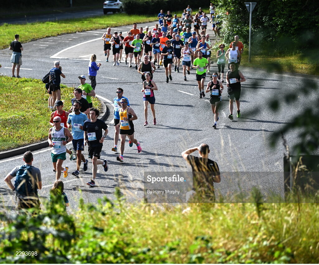 17 July 2022; Participants during the Irish Life Dublin Race Series Fingal 10K in Swords, Dublin. Photo by Harry Murphy/Sportsfile
