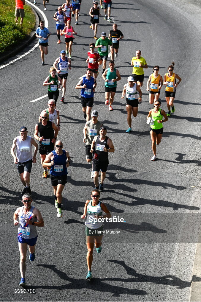 17 July 2022; Participants during the Irish Life Dublin Race Series Fingal 10K in Swords, Dublin. Photo by Harry Murphy/Sportsfile