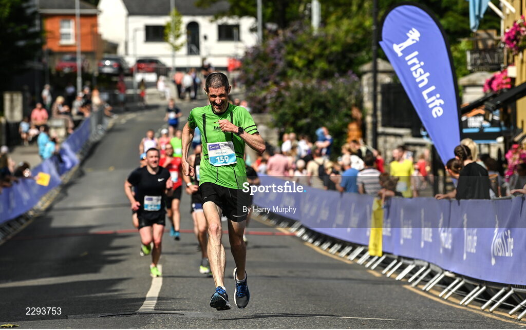 17 July 2022; Mike Clarke on his way to finishing the Irish Life Dublin Race Series Fingal 10K in Swords, Dublin. Photo by Harry Murphy/Sportsfile