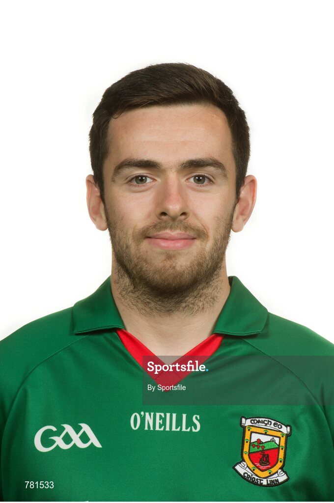 9 August 2013; Kevin McLoughlin, Mayo. Mayo Football Team Portraits 2013, Elverys MacHale Park, Castlebar, Co. Mayo. Photo by Sportsfile