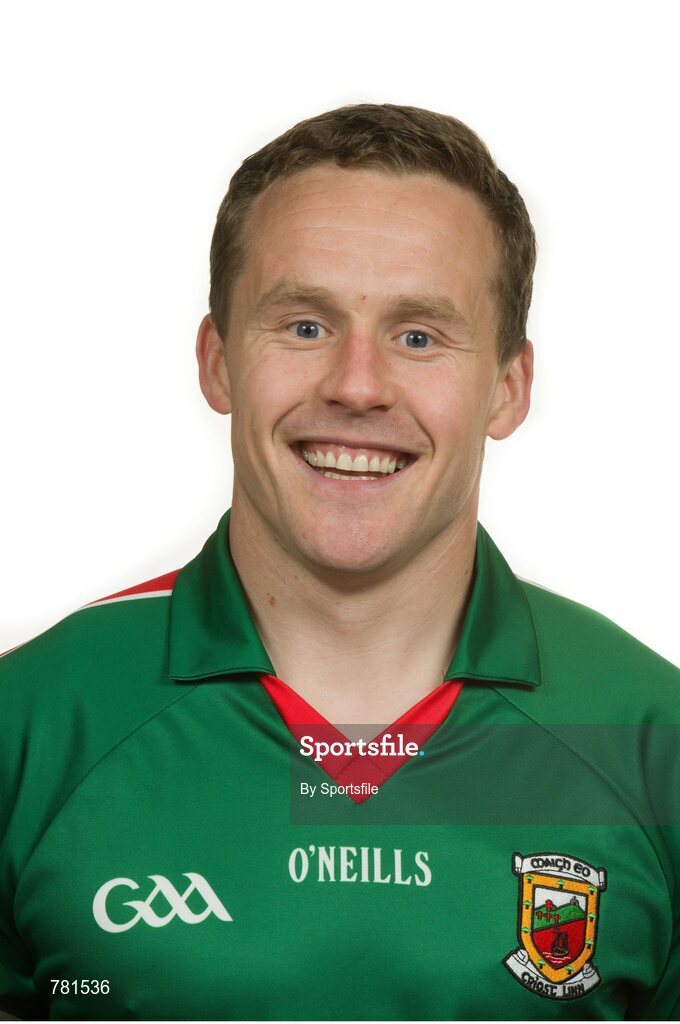 9 August 2013; Andy Moran, Mayo. Mayo Football Team Portraits 2013, Elverys MacHale Park, Castlebar, Co. Mayo. Photo by Sportsfile