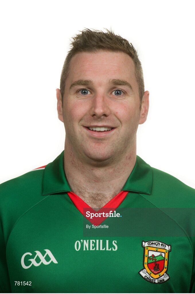 9 August 2013; Michael Conroy, Mayo. Mayo Football Team Portraits 2013, Elverys MacHale Park, Castlebar, Co. Mayo. Photo by Sportsfile