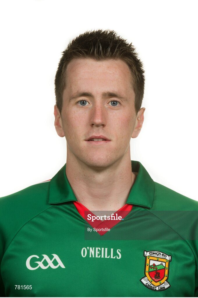 9 August 2013; Cillian O'Connor, Mayo. Mayo Football Team Portraits 2013, Elverys MacHale Park, Castlebar, Co. Mayo. Photo by Sportsfile