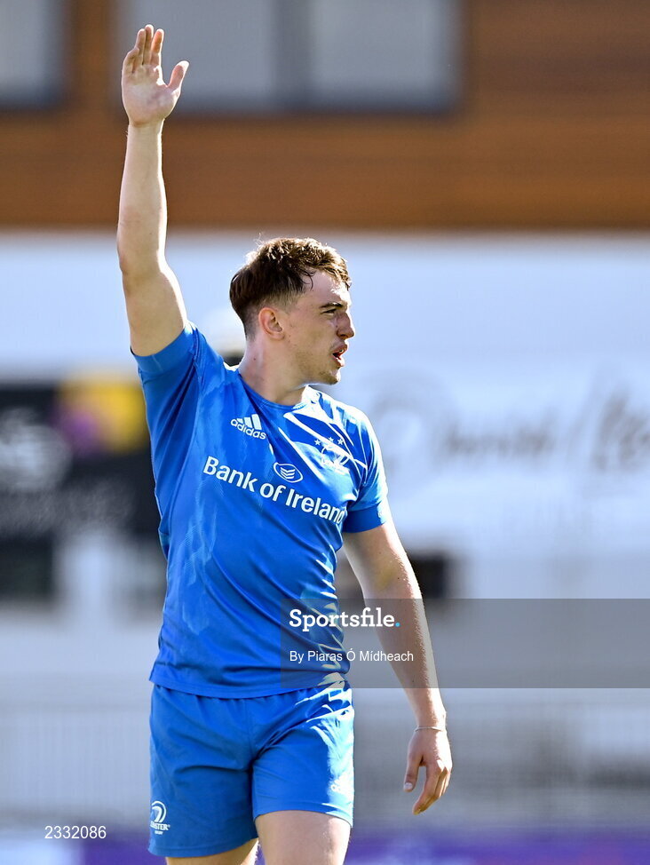 10 September 2022; Craig Adams of Leinster A during the A Interprovincial match between Leinster A and Connacht A at Energia Park in Dublin. Photo by Piaras Ó Mídheach/Sportsfile