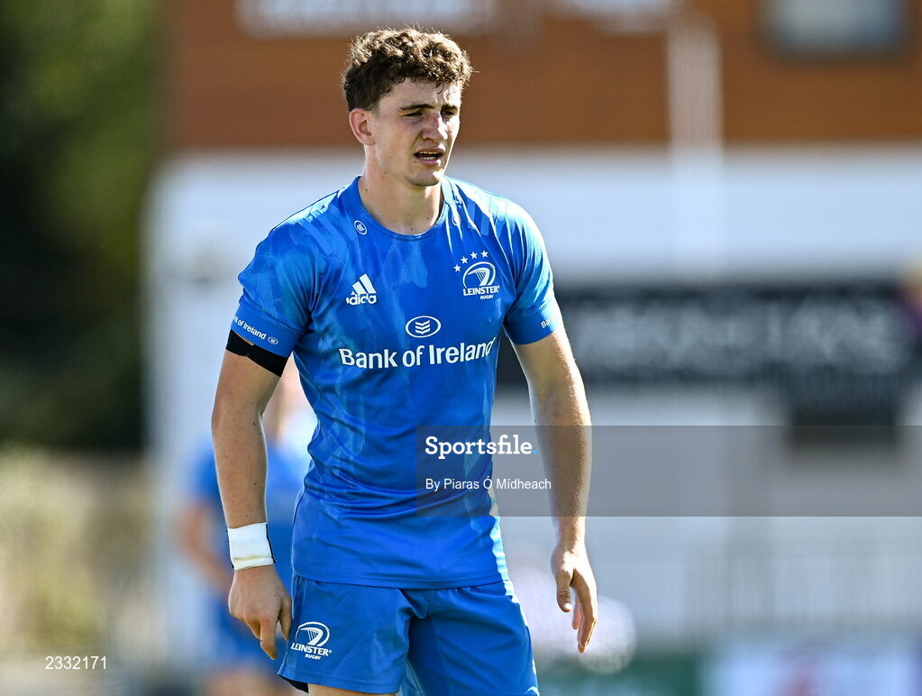 10 September 2022; Cormac Foley of Leinster A during the A Interprovincial match between Leinster A and Connacht A at Energia Park in Dublin. Photo by Piaras Ó Mídheach/Sportsfile