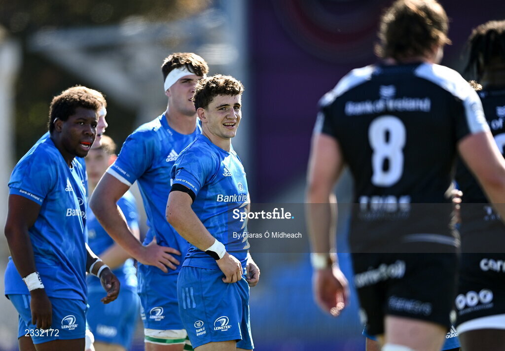 10 September 2022; Cormac Foley of Leinster A during the A Interprovincial match between Leinster A and Connacht A at Energia Park in Dublin. Photo by Piaras Ó Mídheach/Sportsfile
