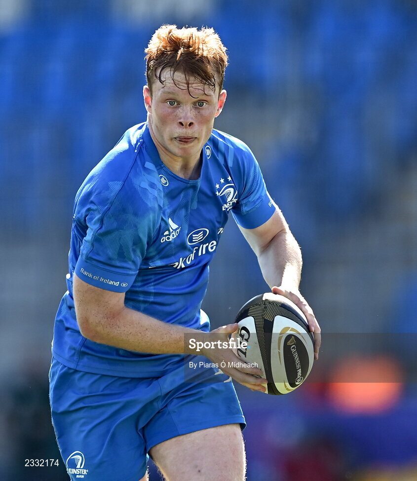 10 September 2022; Hugh Cooney of Leinster A during the A Interprovincial match between Leinster A and Connacht A at Energia Park in Dublin. Photo by Piaras Ó Mídheach/Sportsfile