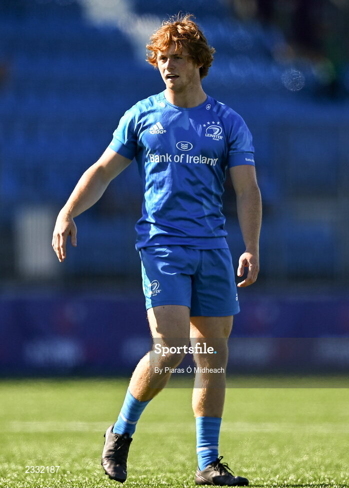 10 September 2022; Henry McErlean of Leinster A during the A Interprovincial match between Leinster A and Connacht A at Energia Park in Dublin. Photo by Piaras Ó Mídheach/Sportsfile