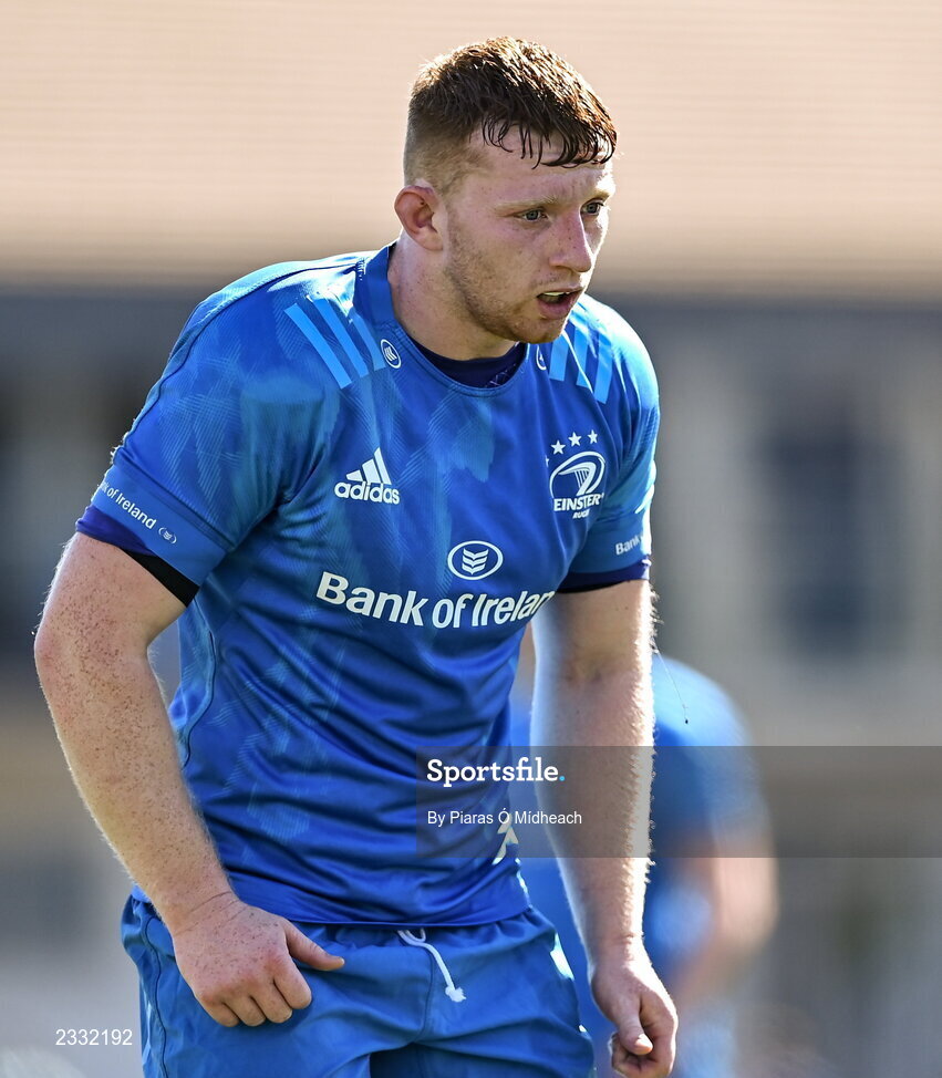 10 September 2022; Martin Moloney of Leinster A during the A Interprovincial match between Leinster A and Connacht A at Energia Park in Dublin. Photo by Piaras Ó Mídheach/Sportsfile