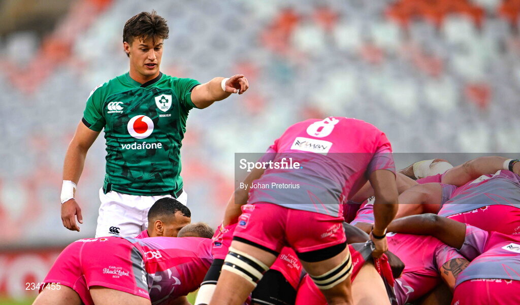 5 October 2022; Michael McDonald of Emerging Ireland during the Toyota Challenge match between Airlink Pumas and Emerging Ireland at Toyota Stadium in Bloemfontein, South Africa. Photo by Johan Pretorius/Sportsfile