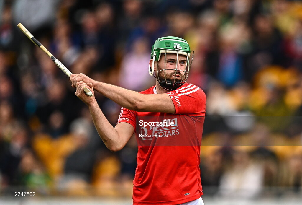 2 October 2022; Donal Morkan of Shinrone during the Offaly County Senior Hurling Championship Final match between Kilcormac-Killoughey and Shinrone at O'Connor Park in Tullamore, Offaly. Photo by Sam Barnes/Sportsfile