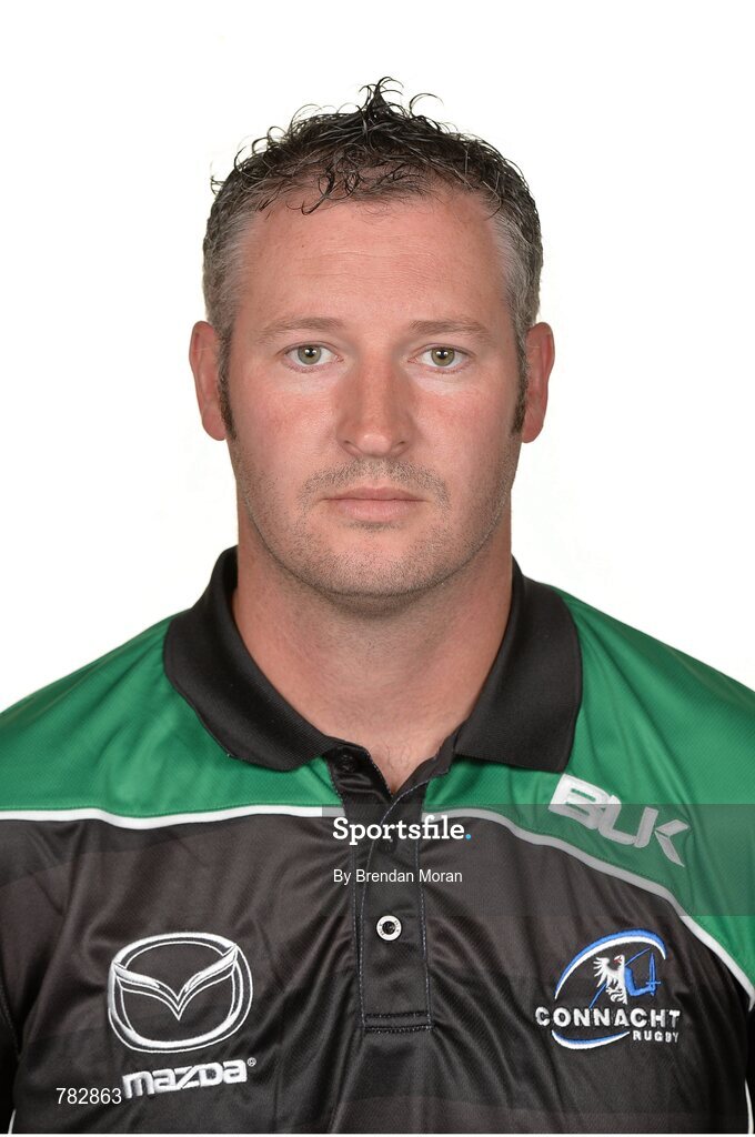 14 August 2013; James Duffy, Elite Player Development Officer, Connacht. Connacht Rugby Squad Portraits for Season 2013/14, The Sportsground, College Road, Galway. Picture credit: Brendan Moran / SPORTSFILE