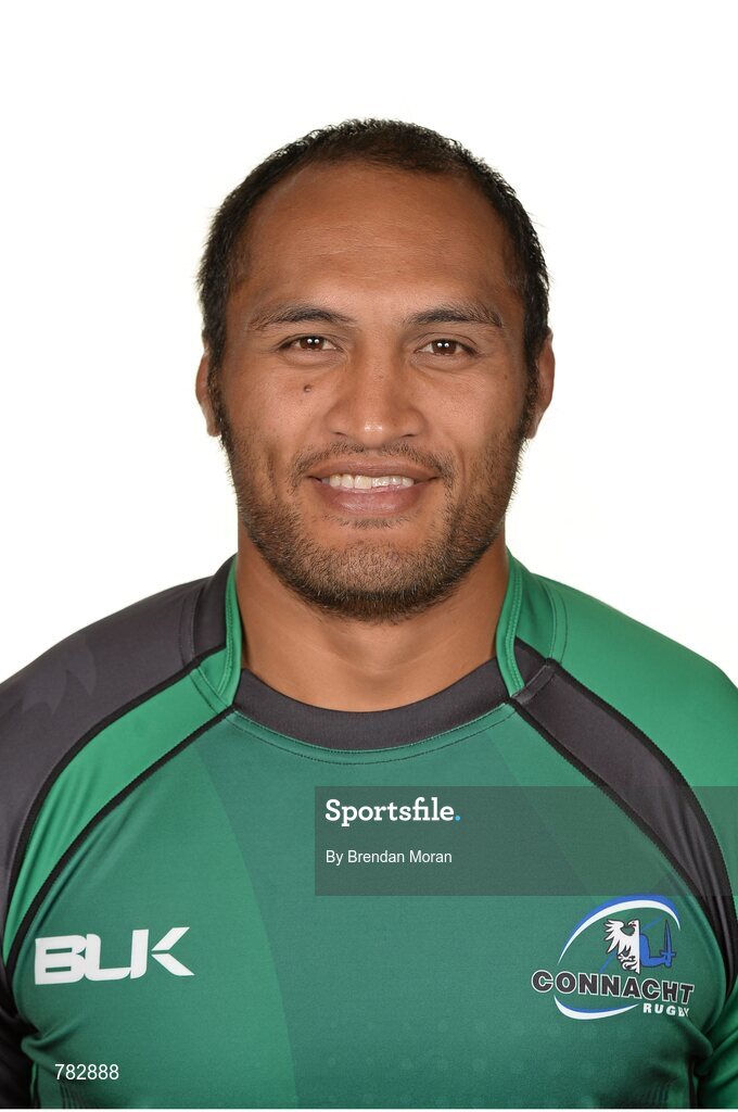 14 August 2013; George Naoupu, Connacht. Connacht Rugby Squad Portraits for Season 2013/14, The Sportsground, College Road, Galway. Picture credit: Brendan Moran / SPORTSFILE