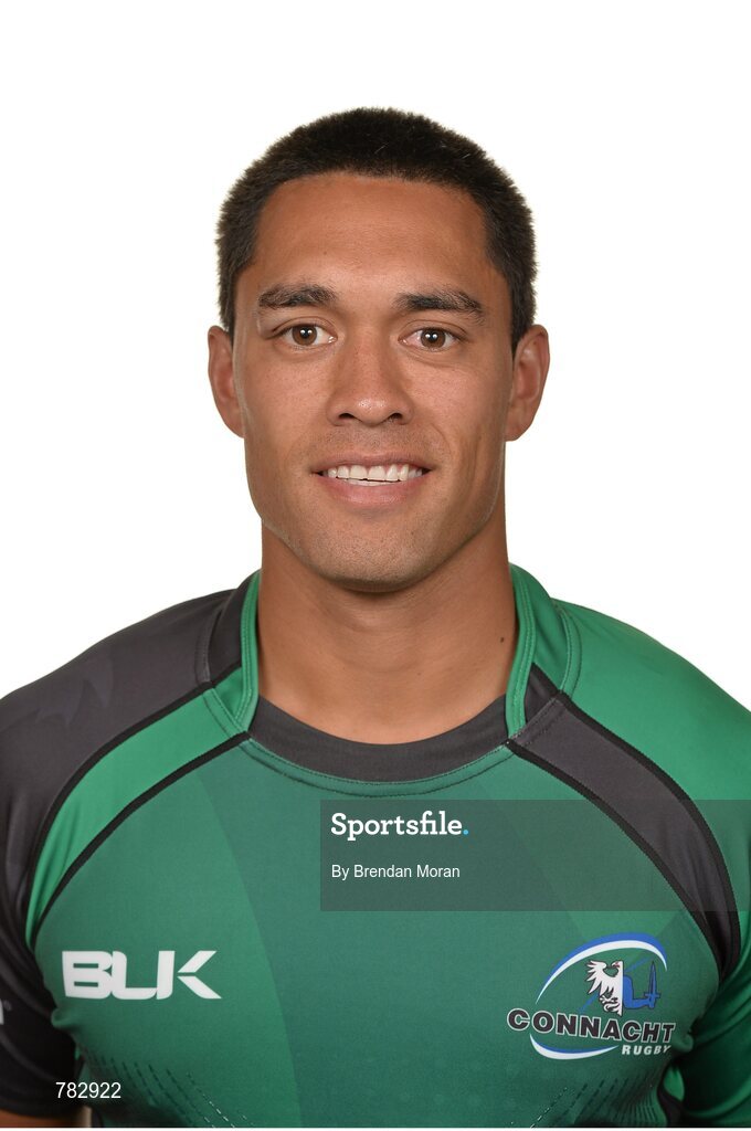 14 August 2013; Miah Nikora, Connacht. Connacht Rugby Squad Portraits for Season 2013/14, The Sportsground, College Road, Galway. Picture credit: Brendan Moran / SPORTSFILE