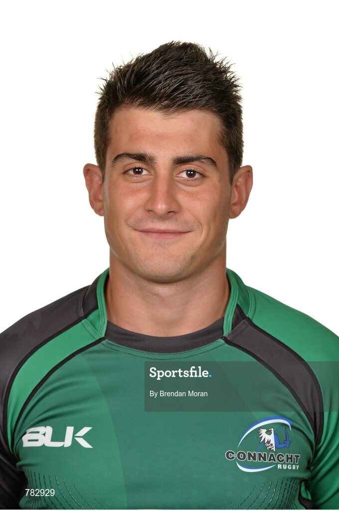14 August 2013; Tiernan O'Halloran, Connacht. Connacht Rugby Squad Portraits for Season 2013/14, The Sportsground, College Road, Galway. Picture credit: Brendan Moran / SPORTSFILE