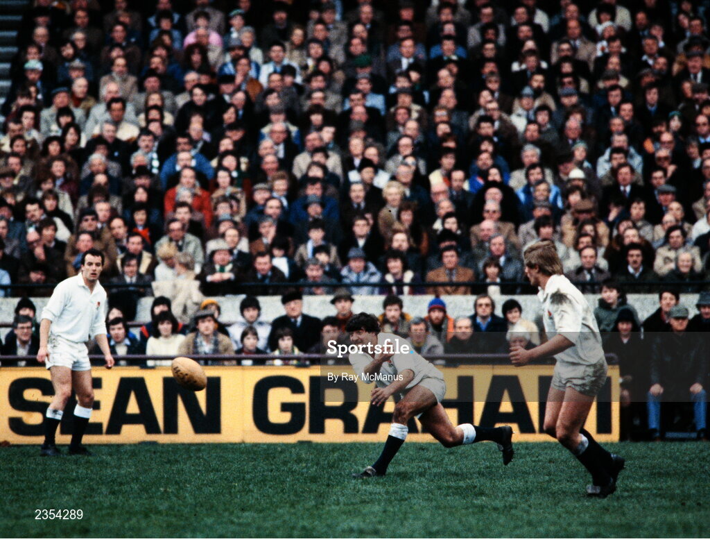 19 March 1983; Nick Youngs of England during the Five Nations Rugby Championship match between Ireland and England at Lansdowne Road in Dublin. Photo by Ray McManus/Sportsfile