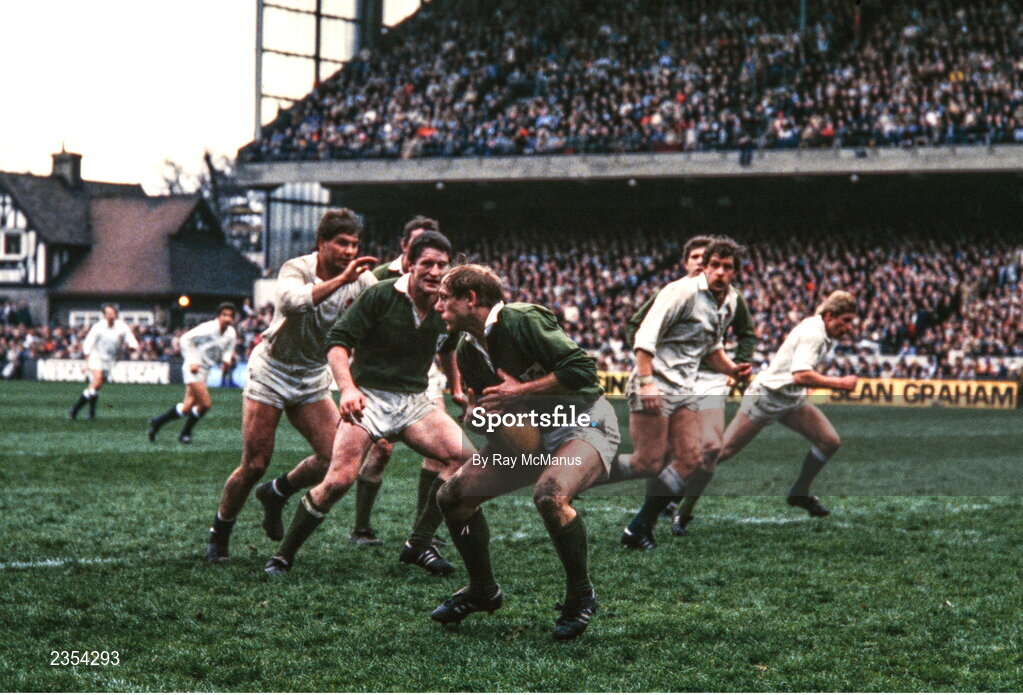 19 March 1983; Robbie McGrath of Ireland during the Five Nations Rugby Championship match between Ireland and England at Lansdowne Road in Dublin. Photo by Ray McManus/Sportsfile