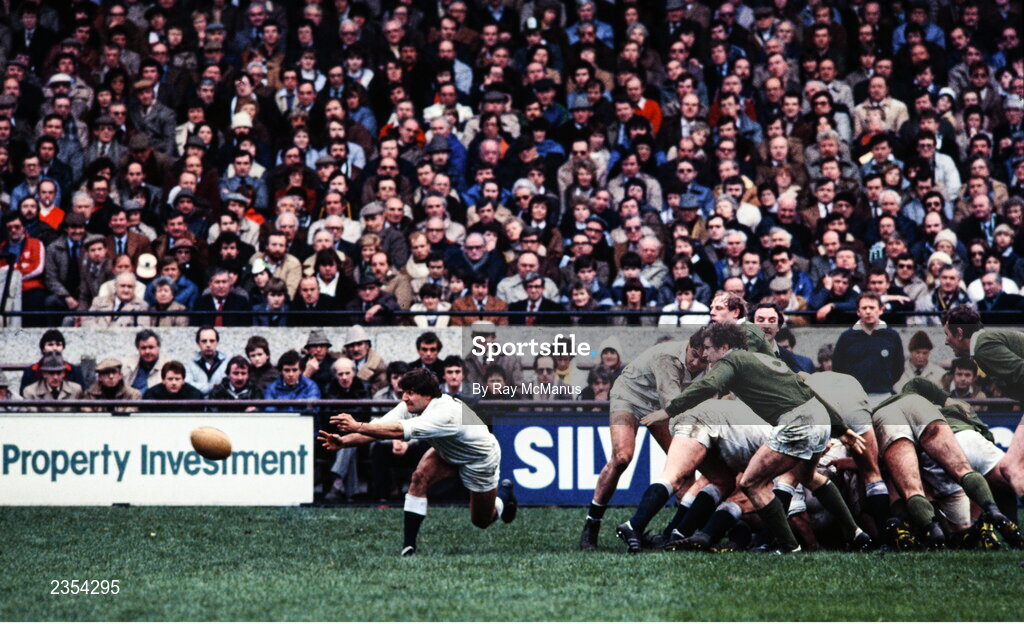 19 March 1983; Nick Youngs of England during the Five Nations Rugby Championship match between Ireland and England at Lansdowne Road in Dublin. Photo by Ray McManus/Sportsfile