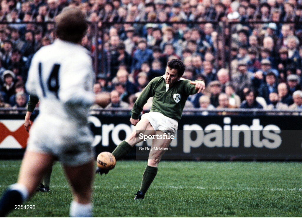 19 March 1983; Moss Finn of Ireland during the Five Nations Rugby Championship match between Ireland and England at Lansdowne Road in Dublin. Photo by Ray McManus/Sportsfile