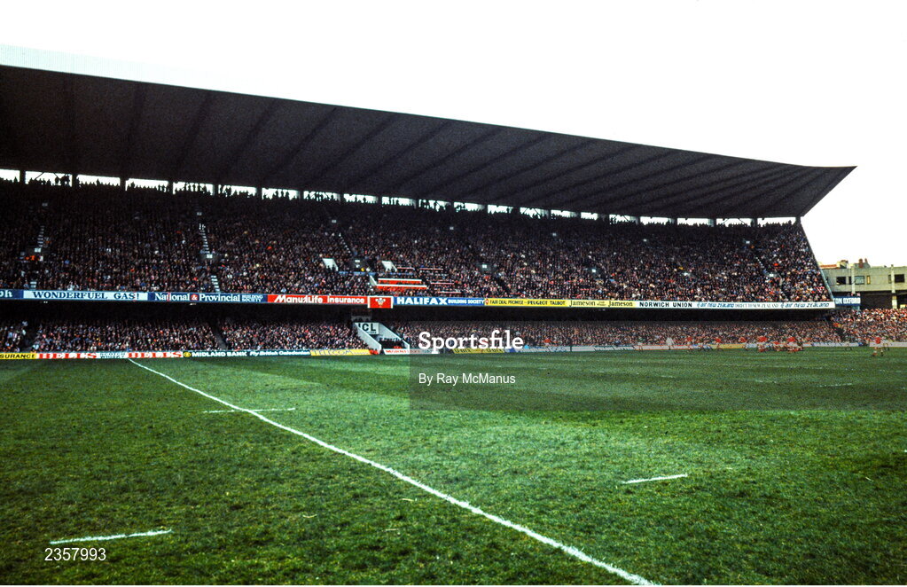 5 March 1983; A general view of Cardiff Arms Park before the Five Nations Rugby Championship match between Wales and Ireland at the Cardiff Arms Park in Cardiff, Wales. Photo by Ray McManus/Sportsfile