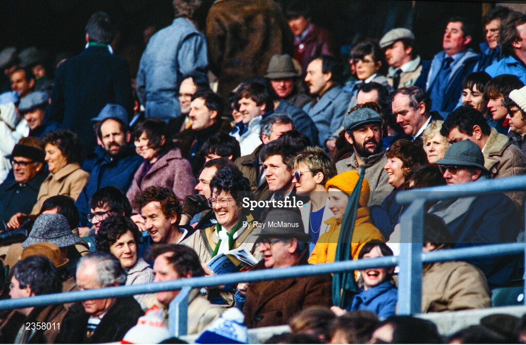 5 March 1983; A general view of supporters during the Five Nations Rugby Championship match between Wales and Ireland at the Cardiff Arms Park in Cardiff, Wales. Photo by Ray McManus/Sportsfile