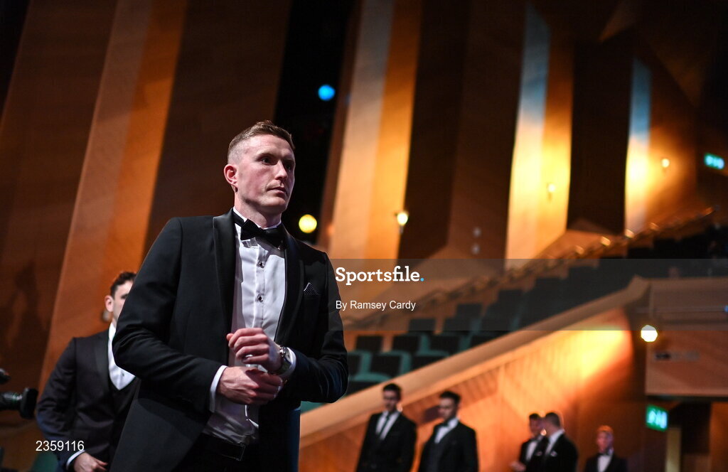 28 October 2022; Jason Foley of Kerry during the PwC All-Stars Awards 2022 show at the Convention Centre in Dublin. Photo by Ramsey Cardy/Sportsfile