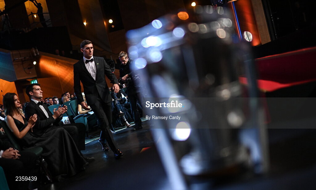 28 October 2022; Barry Nash of Limerick during the PwC All-Stars Awards 2022 show at the Convention Centre in Dublin. Photo by Ramsey Cardy/Sportsfile