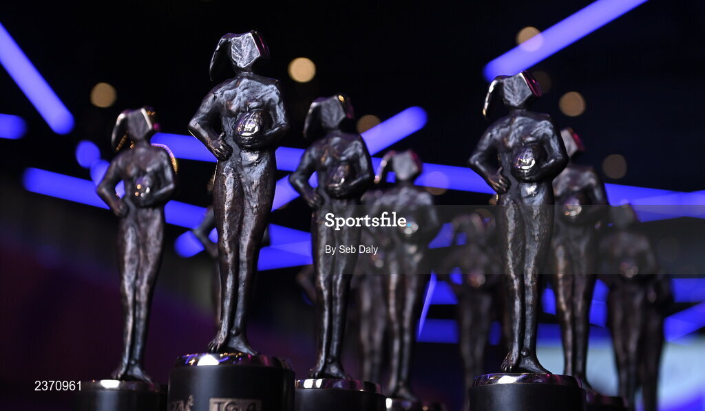 4 November 2022; A view of awards before the 2022 TG4 Teams of the Championship awards night at Croke Park, Dublin. Photo by Seb Daly/Sportsfile