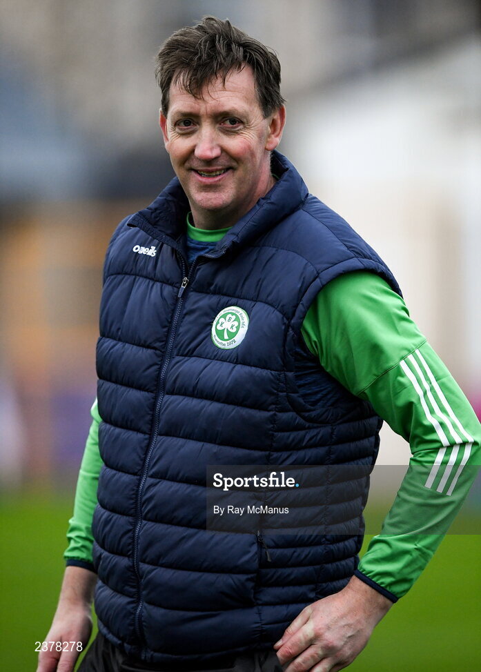 13 November 2022; Shamrocks Ballyhale manager Pat Hoban before the AIB Leinster GAA Hurling Senior Club Championship Quarter-Final match between Shamrocks Ballyhale and Castletown Geoghegan at UPMC Nowlan Park in Kilkenny. Photo by Ray McManus/Sportsfile