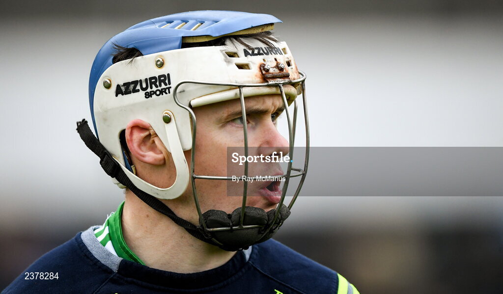 13 November 2022; TJ Reid of Shamrocks Ballyhale, who did not play, pictured during the warm up before the AIB Leinster GAA Hurling Senior Club Championship Quarter-Final match between Shamrocks Ballyhale and Castletown Geoghegan at UPMC Nowlan Park in Kilkenny. Photo by Ray McManus/Sportsfile