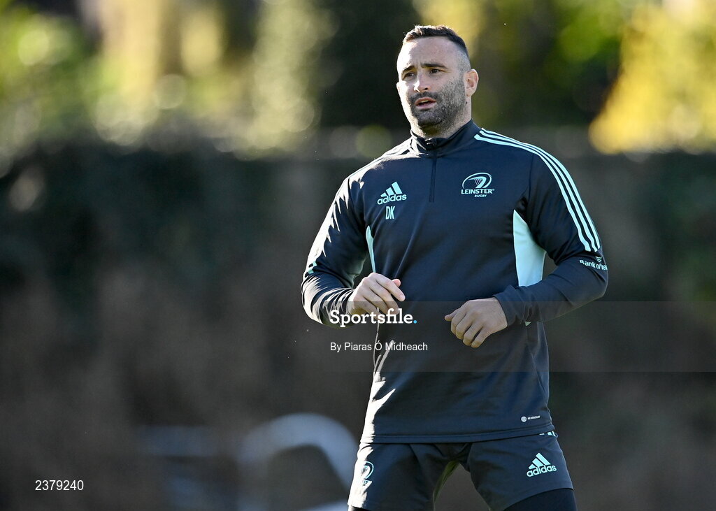 14 November 2022; Dave Kearney during Leinster rugby squad training at UCD in Dublin. Photo by Piaras Ó Mídheach/Sportsfile