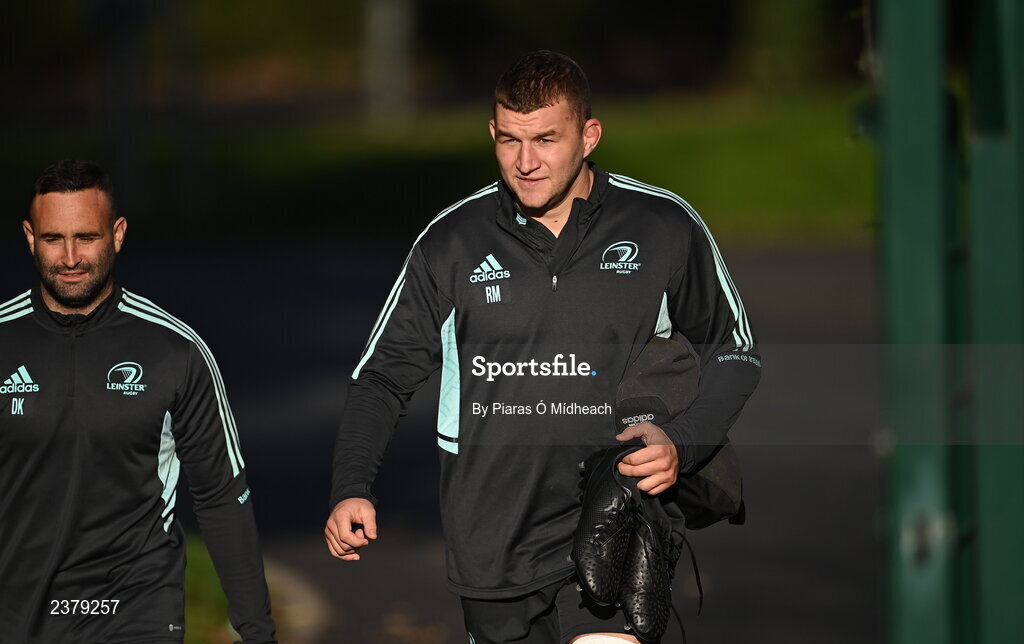 14 November 2022; Ross Molony arrives for Leinster rugby squad training at UCD in Dublin. Photo by Piaras Ó Mídheach/Sportsfile